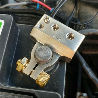 2pcs Terminal Batterie De Voiture Pinces 2 4 8 10 Awg Kit Positif Connecteurs Negatifs Kiliaadk443 Accessoire Voiture Achat Prix Fnac