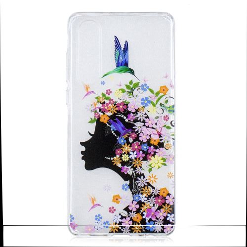 Coque en TPU impression de motifs beauté fleurie pour votre Huawei P30
