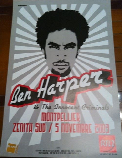 Ben Harper - 40x60 cm - AFFICHE / POSTER État correct - N/A reconditionné disponible sur Fnac