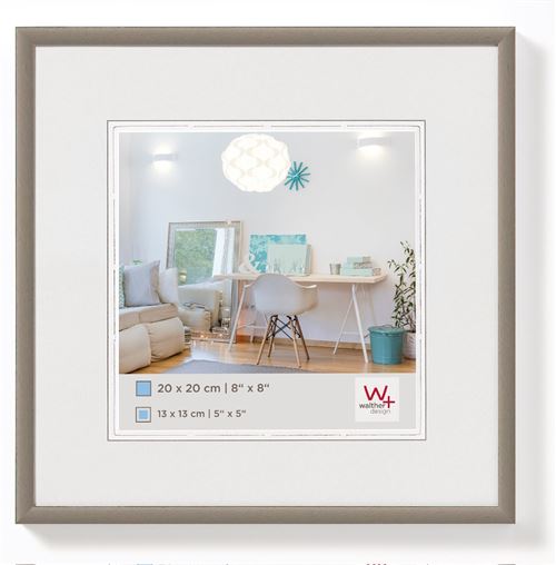 Walther KV220D Cadres Photo, Plastique, Acier, 20 x 20 cm