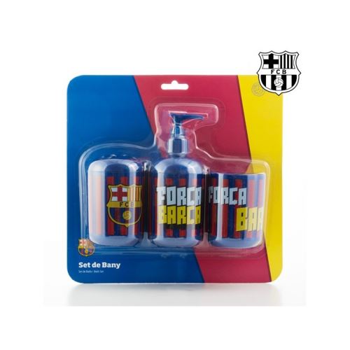 Accessoires de salle de bain fc barcelone (3 pièces)