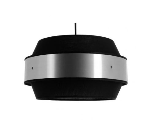Suspension duplex - e27 - noir et acier