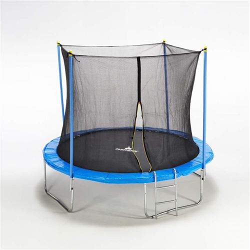 Trampoline Tapis Élastique 185 cm Filet de sécurité et rembourrage Kangaroo S