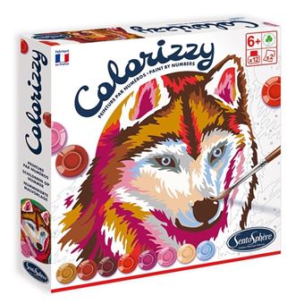 Peinture par numéros SentoSphère Colorizzy Animaux de la forêt