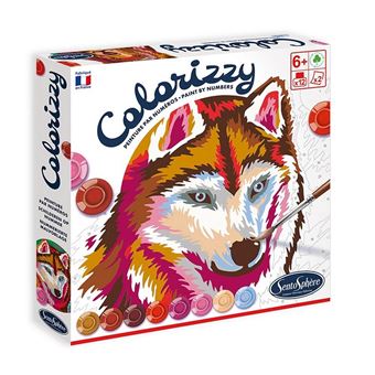 Peinture par numéros SentoSphère Colorizzy Animaux de la forêt