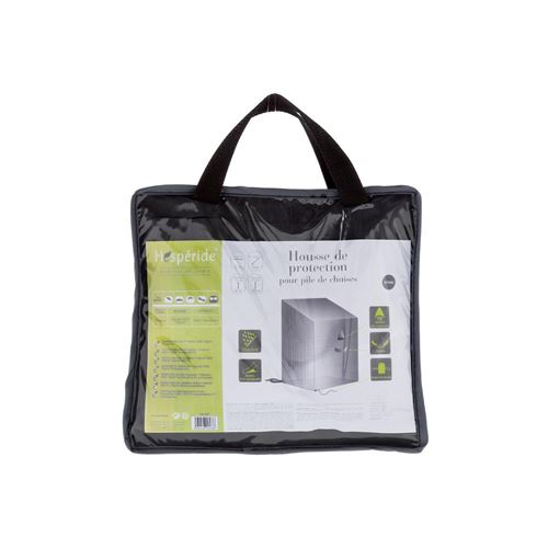Housse pour pile de chaises - 70 x 70 x 120 cm - Ardoise
