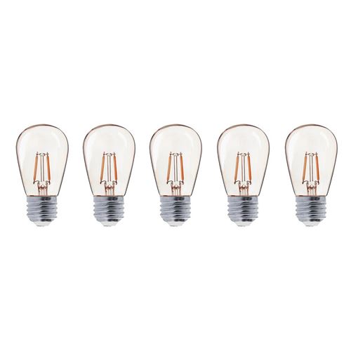 Lumisky Blanc Lot De 5 Ampoules Filaments Led Party Bulb E27 1W