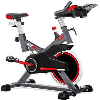 Velo Spinning 16kg Besp 100 Silent Avec Cadre De Suspension Et Pulsometre Fitfiu Fitness Velos De Cardio Training Achat Prix Fnac