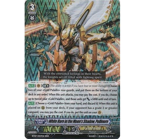 Cardfight Vanguard TCG White Hare in the Moon39s Shadow, Pellinore (BT07007EN) - Rampage of the Beast King