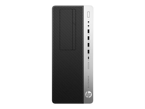 HP EliteDesk 800 G5 - Tour - Core i5 9500 / 3 GHz - RAM 8 Go - SSD 256 Go - NVMe - UHD Graphics 630 - GigE - Win 10 Pro 64 bits - moniteur : aucun - clavier : Français