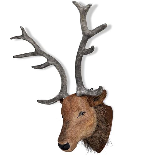 Tête de cerf Accroche Murale Déco Naturelle