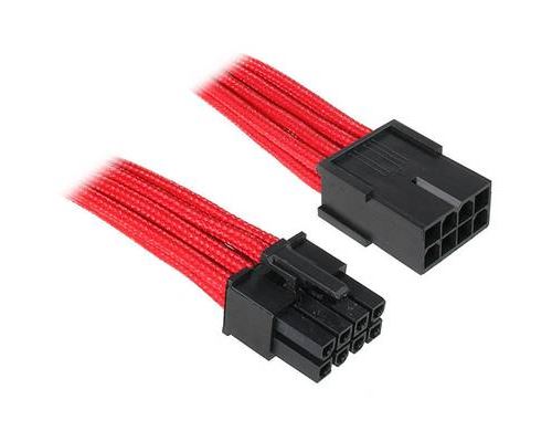 BitFenix Alchemy Premium Modding Series Multisleeved Cable - Stroomverlengkabel - 8 pins-EPS12V (M) naar 8 pins-EPS12V (V) - 45 cm - rood