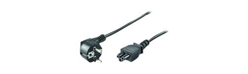 MicroConnect - Câble d'alimentation - IEC 60320 C5 pour CEE 7/7 (M) incliné - 1.2 m - noir