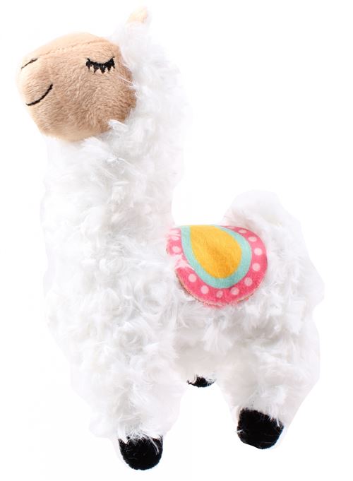 Jemini peluche Lola Lamajunior 20 cm blanc