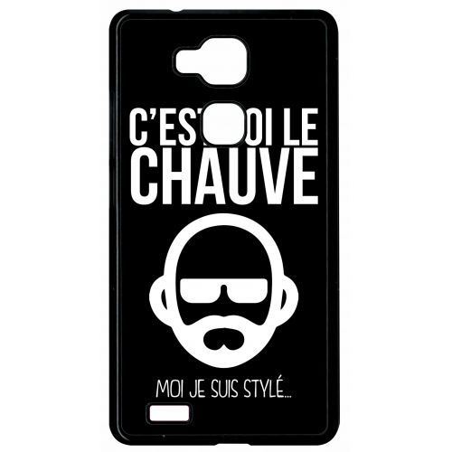 Coque motorola moto 7 c est toi le chauve moi je suis styl 1