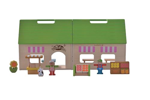 Everearth - Ee33609 - Maison De Poupée - Mon Magasin Bio