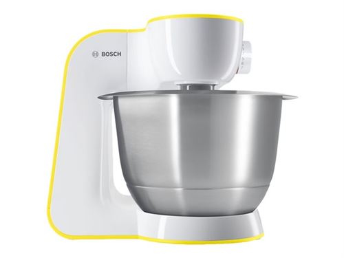 Bosch StartLine MUM54Y00 - Robot multi-fonctions - 3.9 tasse - 900 Watt - blanc / jaune intensif