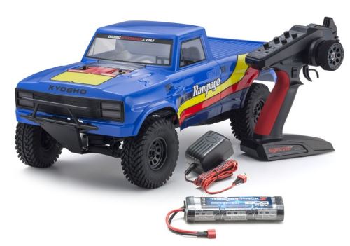 Outlaw Rampage 1/10 Truck 2WD Bleu ReadySet