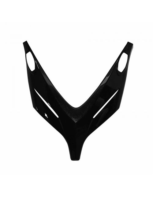 Carenage-dessus tablier av maxiscooter adaptable yamaha 500 tmax 2001+2007 noir brillant (partie superieure) -p2r-