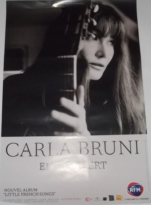 Carla BRUNI - 80x120 cm - AFFICHE / POSTER