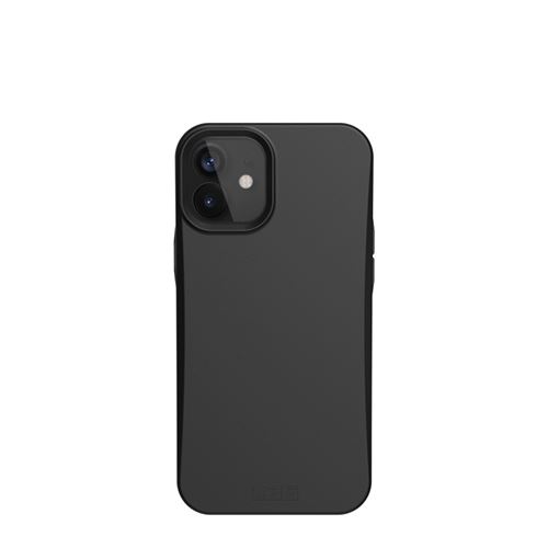 UAG Rugged Case for iPhone 12 Mini 5G [5.4-inch] - Outback Black - Achterzijde behuizing voor mobiele telefoon - zwart - voor Apple iPhone 12 mini