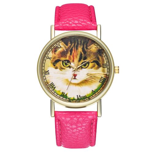 Quartz Montre T260-A pour hommes de style véritable chaton style classique femmesRoseCamine