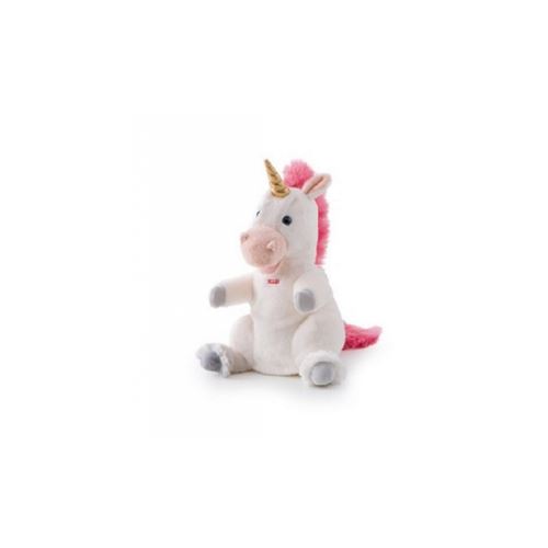 TRUDI-29910 Marionnette, Peluche 2 en 1 Toute Douce, 22 cm de Haut, Licorne, TUD78000, 29910
