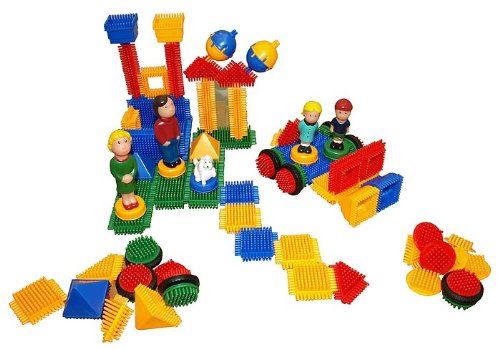 Learn and Play Bristle Blocks Set (85-Piece)