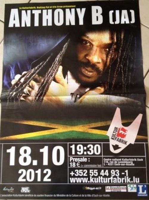 Anthony B - 60x80 cm - AFFICHE / POSTER
