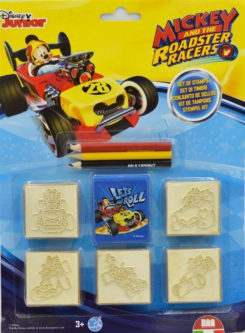 Multiprint ensemble de couleurs Mickey Mouse 9 pièces