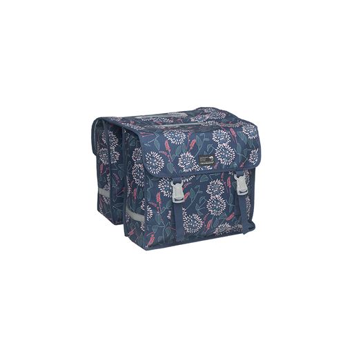 Sacoche velo porte bagage a pont newlooxs zarah fiori bleu - 30 litres - 370x330x125mm