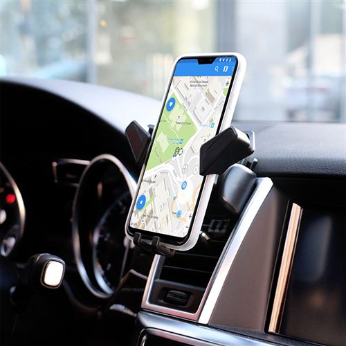 Support Téléphone Voiture à Grille d'Aération avec Rotation 360° pour  iPhone X/8 Plus/8/7/6, Samsung Galaxy S8/S8 Plus/Note 8 etc - Accessoire  téléphonie pour voiture à la Fnac