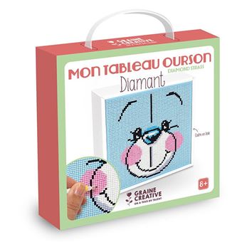 Kit Diamond Painting - tableau Ourson - Graine Créative