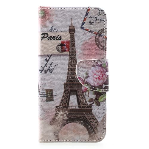 Etui en PU modèle tour eiffel pour votre Huawei Y5 (2018)