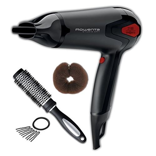 Sèche-cheveux Rowenta cv5374 f5 studio dry 1700 watts, noir