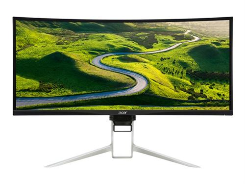 Acer XR342CK - LED-monitor - gebogen - 34 - 3440 x 1440 UWQHD - IPS - 300 cd/m² - 1 ms - 2xHDMI, DisplayPort - luidsprekers - zilver