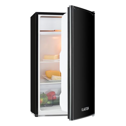 Klarstein Alleinversorger Combiné réfrigérateur congélateur 90 litres - 2 zones - Classe énergétique F - noir