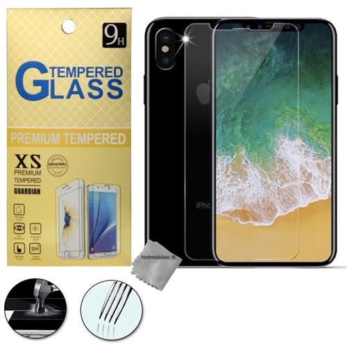 Film de protection vitre verre trempe transparent pour Apple iPhone XS