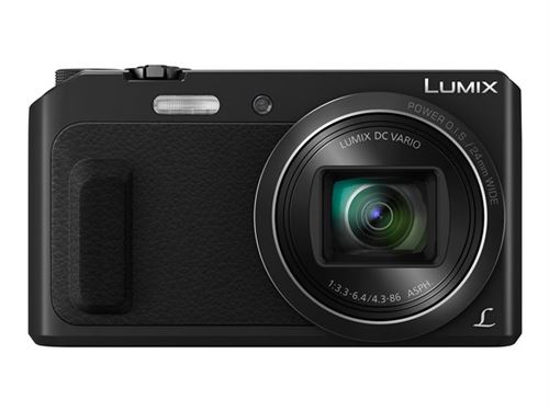 Panasonic Lumix DMC-TZ57 - Appareil photo numérique - compact - 16.0 MP - 1080p - 20x zoom optique - Wi-Fi - noir