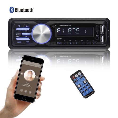 Autoradio récepteur Bluetooth lecteur MP3 avec support mains libres