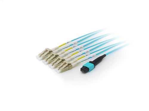 Equip MPO – > LC Cordon de Brassage en Fibre OM4 m/3 m
