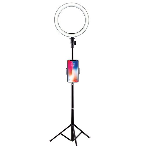 Selfie Lampe LED Ring 20cm avec trépied 210 cm avec télécommande Bluetooth  et le