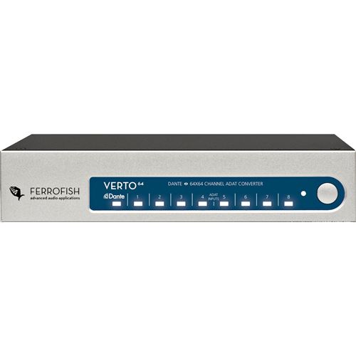 Ferrofish Verto 64 convertisseur 64x64 ADAT/Dante