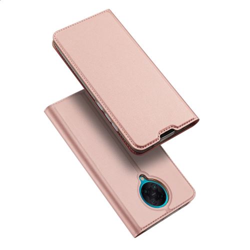 Etui en PU avec porte-carte or rose pour votre Xiaomi Redmi K30 Pro