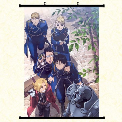 Poster en toile étanche avec cadre en PVC - Fullmetal Alchemist (#710),30X45 CM