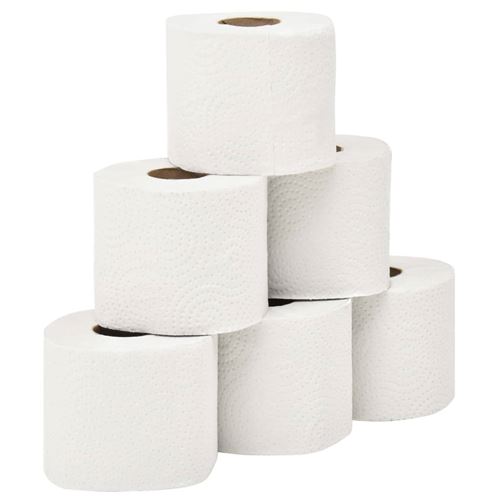 vidaXL Papier hygiénique gaufré 2 couches 128 rouleaux 250 feuilles