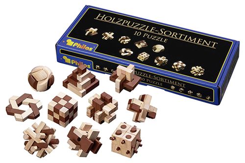 Assortiment de puzzles Philos, 10 puzzles