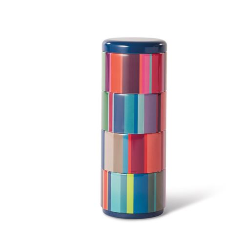 4 boites empilables Stripes