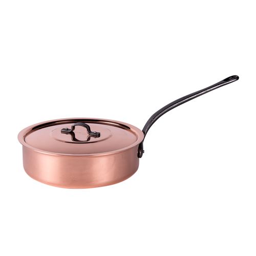 Baumalu Cuivre Sauteuse Avec Couvercle 24 Cm - Image 1