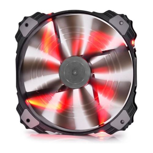 DEEPCOOL - XFAN 200RD - LED Rouge - Ventilateur boitier 200mm - DP-FLED-XFAN200RD